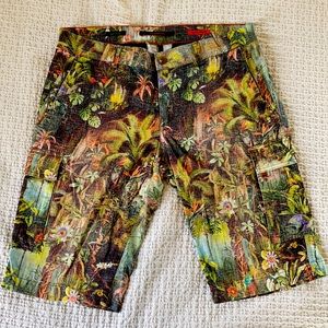 Alberto slim fit cargo shorts